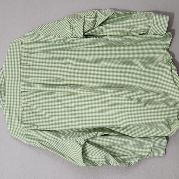PGA Tour Shirt Button Down Men's Green Checkered Shirt Size XXL Long Sleeve - Picture 4 of 11